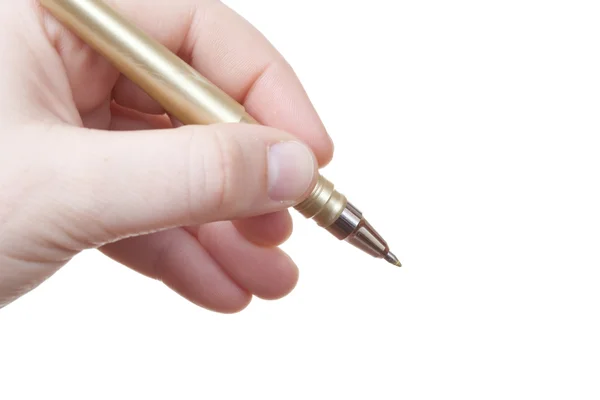 Comercialização caneta isolada — Fotografia de Stock