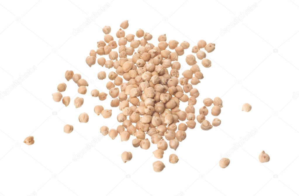 Chickpeas isolated