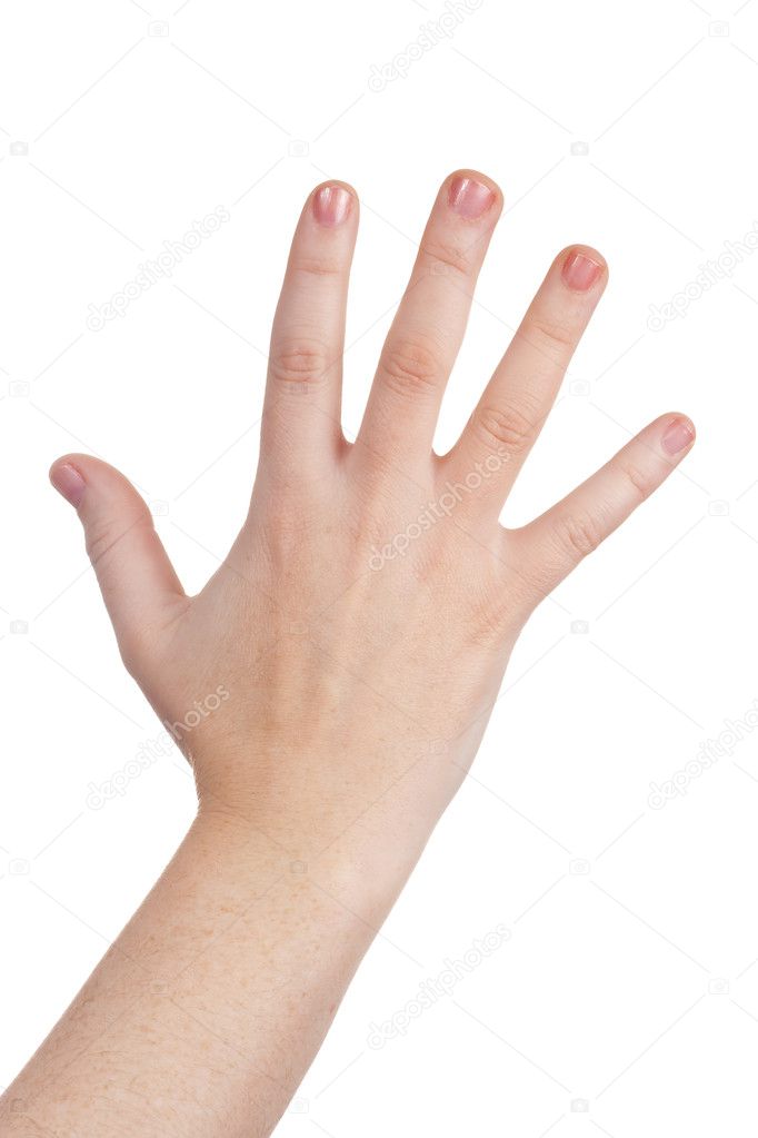Hand sign symbol