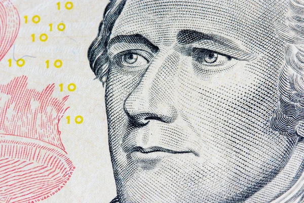 Δολάριο 10 δέκα — Φωτογραφία Αρχείου