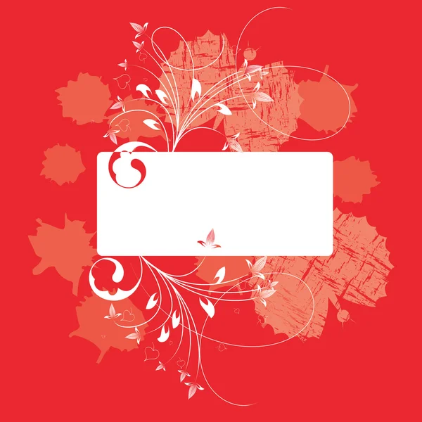 Bannière fond floral . — Image vectorielle