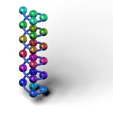 Spiral ve renkli küreler