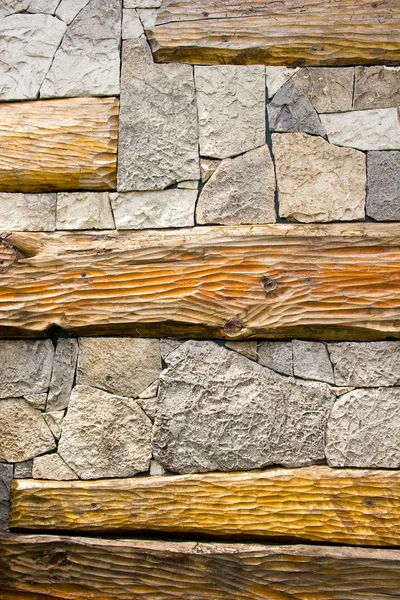 Kamień i drewniane tekstury — Zdjęcie stockowe
