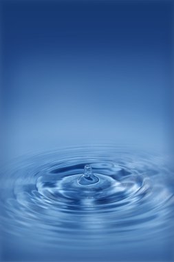 Waves from the water drop clipart