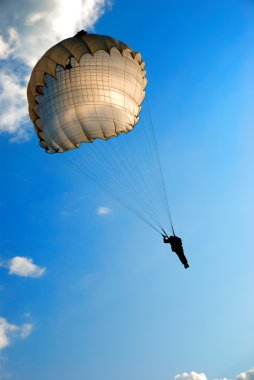 Parachute jump clipart