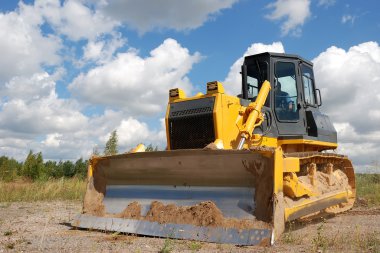 Bulldozer clipart