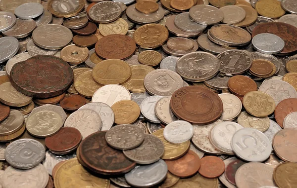 Collezione di monete — Foto Stock