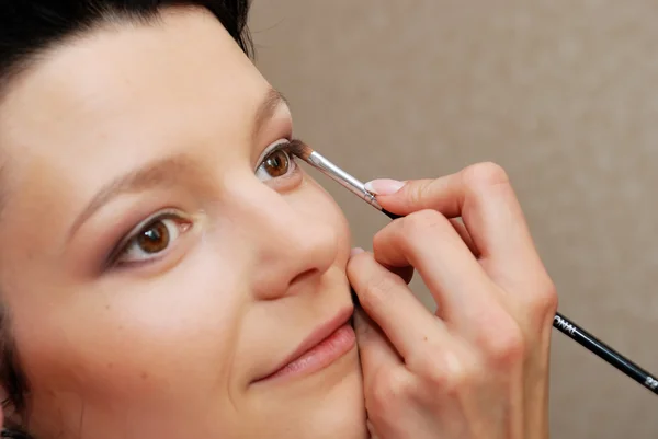 Make-up. oogschaduw — Stockfoto