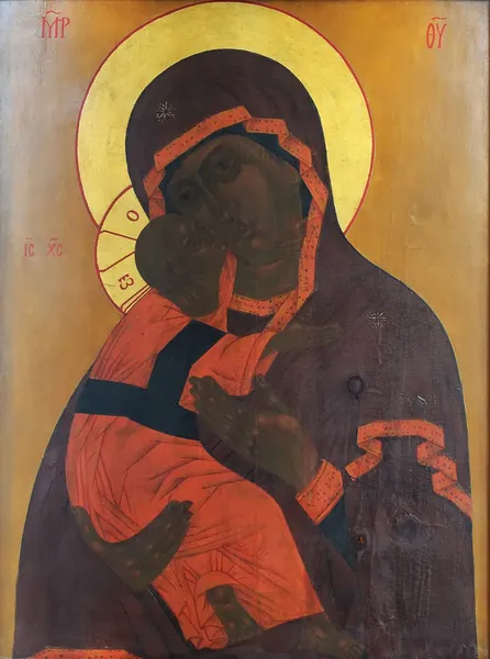 Ikone der Mutter Gottes (Maria) und des Kindes ( — Stockfoto