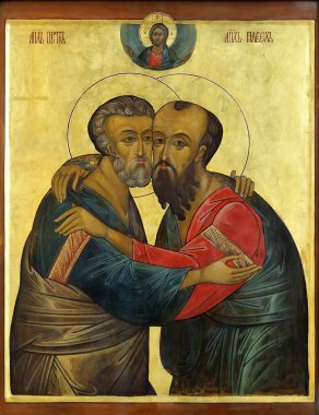 Icon of Apostles Peter and Paul clipart