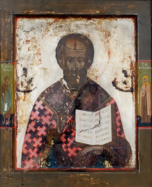 Icon of Saint Nicolas — Stock Photo, Image