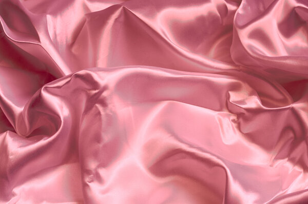 Pink silk structure