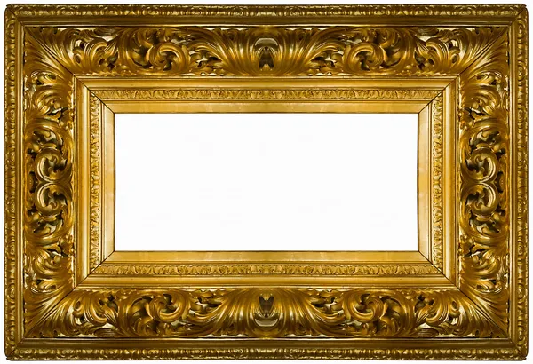 stock image Golden thick frame