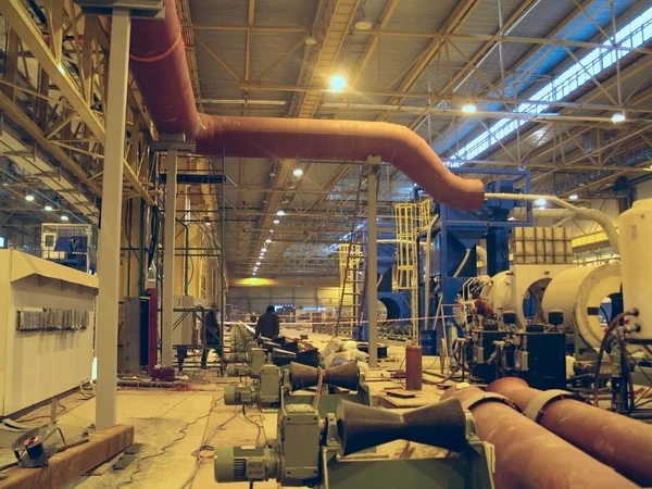 Rolamento da respiração na metalurgia ferrosa — Fotografia de Stock