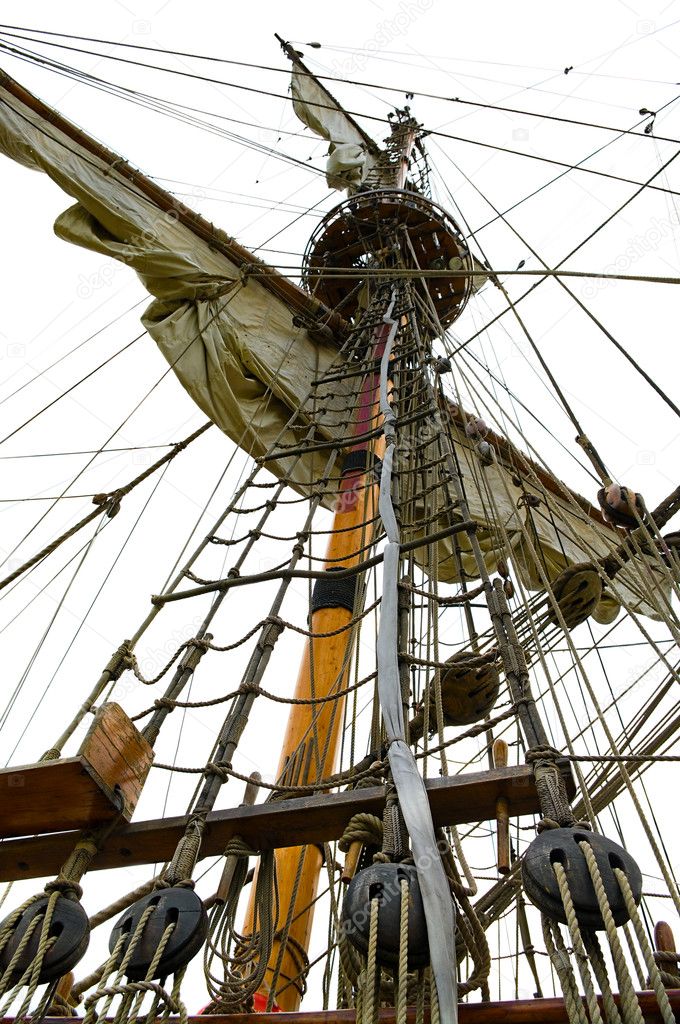 Mast of ship