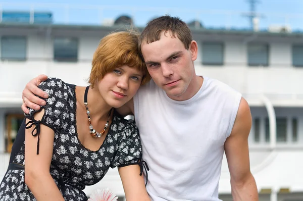 Teens couple — Stock Photo, Image