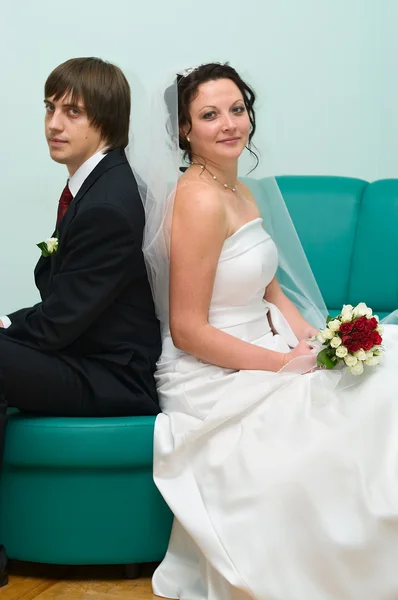 愛情のある結婚式のカップル — ストック写真