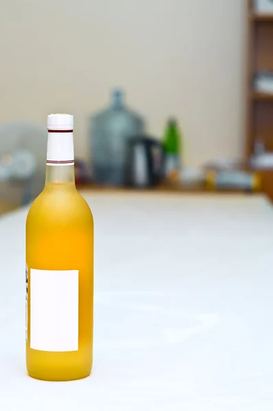Одна бутылка вина — стоковое фото