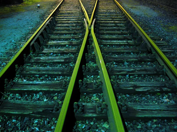 El viejo ferrocarril — Foto de Stock