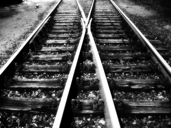 Die alte Eisenbahn — Stockfoto