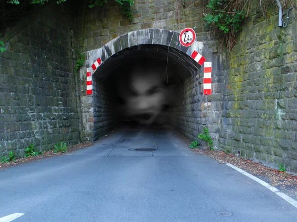 Automobilový tunel — Stock fotografie
