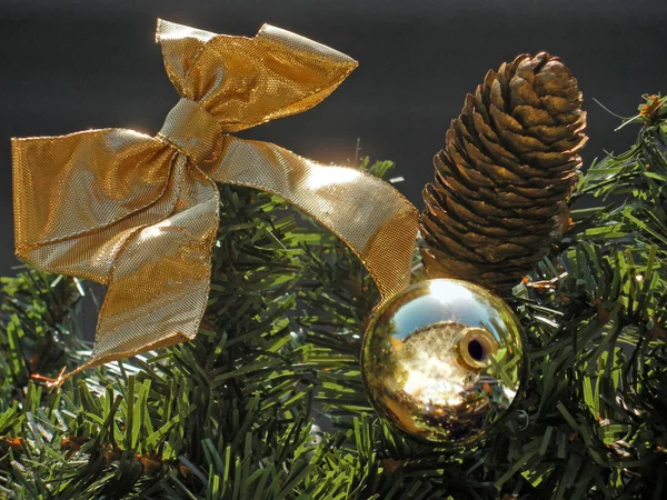 Christmas tree closeup — Stock Photo, Image