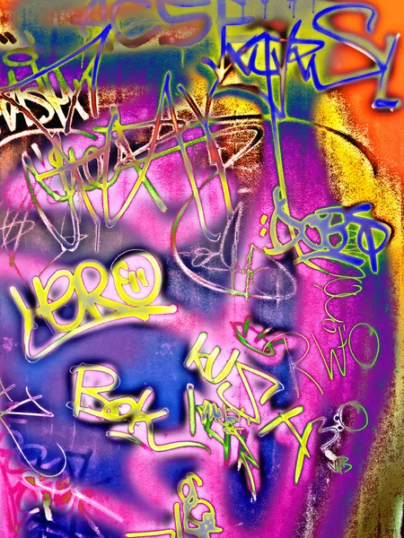 Graffitin Royaltyfria Stockfoton
