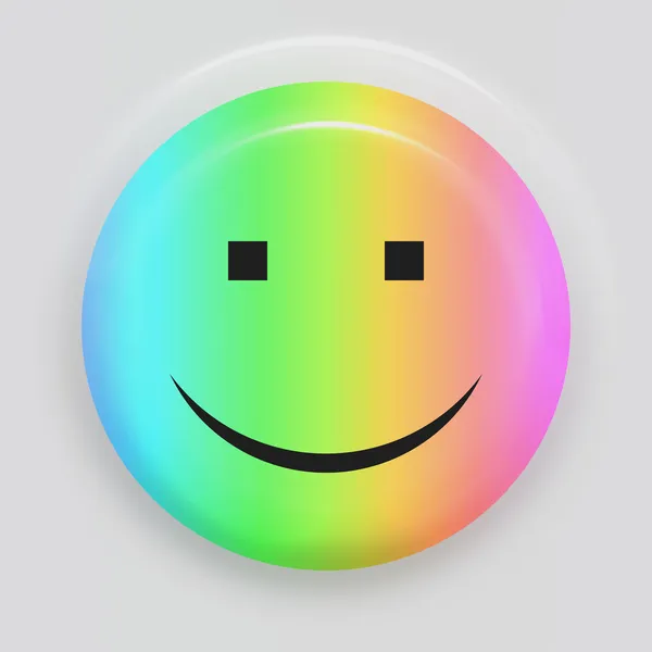 Regenbogen-Smiley — Stockfoto