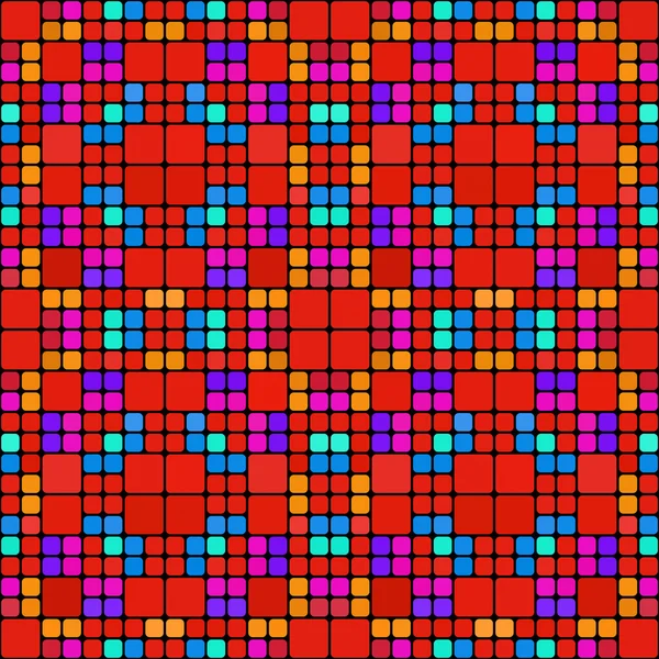 Padrão quadrados vermelhos — Fotografia de Stock