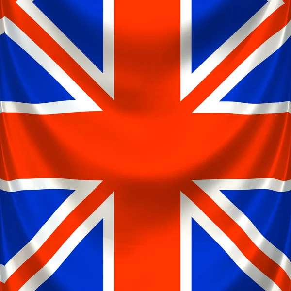 stock image Draped square english flag