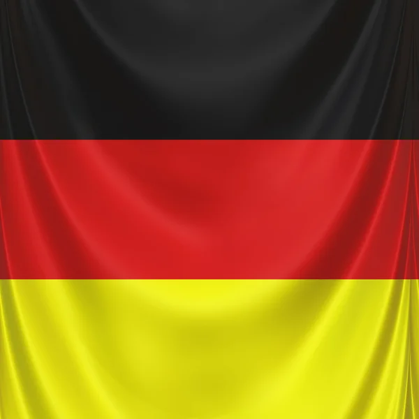 stock image Draped square German flag