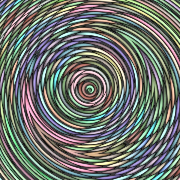 Kleurrijke swirl web patroon — Stockfoto