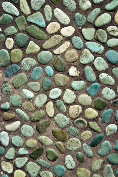 Färgade stenar väg — Stockfoto
