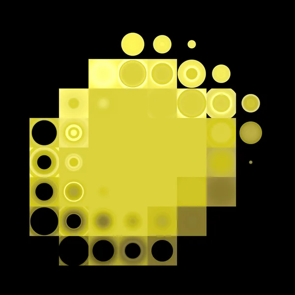 Yellow dots — Stock Photo, Image