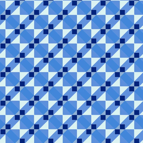 Blauwe art deco patroon Rechtenvrije Stockafbeeldingen