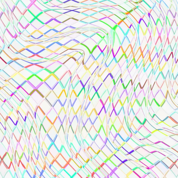 Rede colorida drapeada — Fotografia de Stock