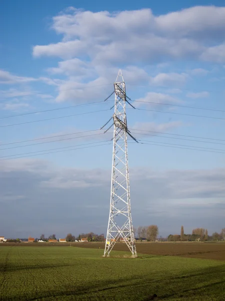 Wieża transportu energii elektrycznej — Zdjęcie stockowe