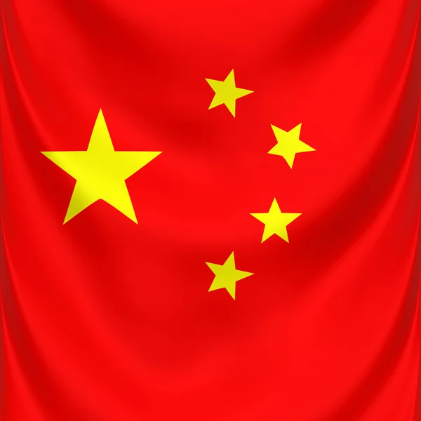 stock image Chinese national flag