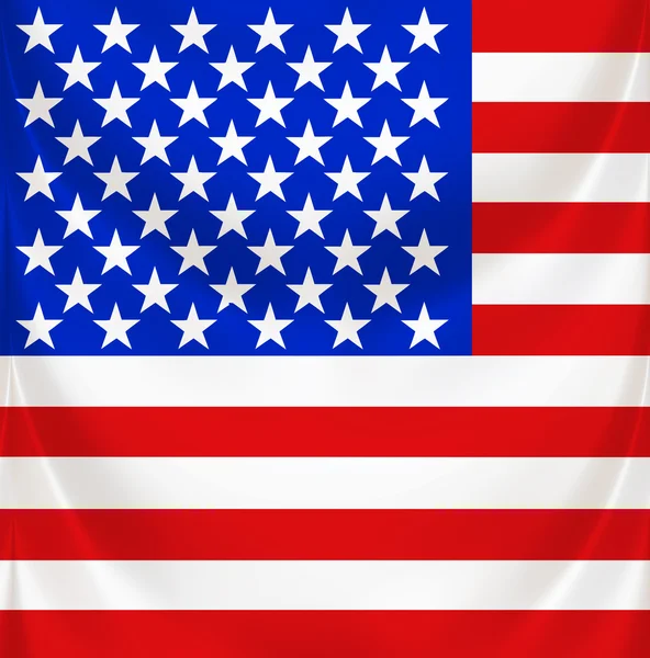 stock image Stars and stripes square draped