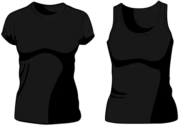Woman's shirts — Stock Vector