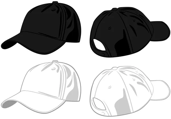 Des casquettes. Vecteur — Image vectorielle
