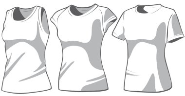 Woman's wear. Vector clipart