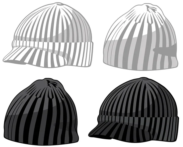Hüte. Vektorillustration — Stockvektor