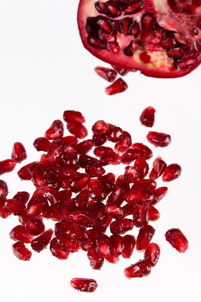 Pomegranate grains removed close up — Stock Photo, Image