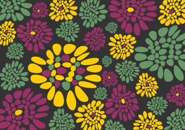 Flowers background clipart