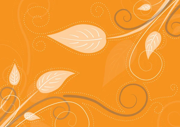 Fall leaves background — Stock Vector