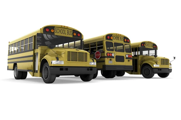 Autobusy szkolne — Zdjęcie stockowe