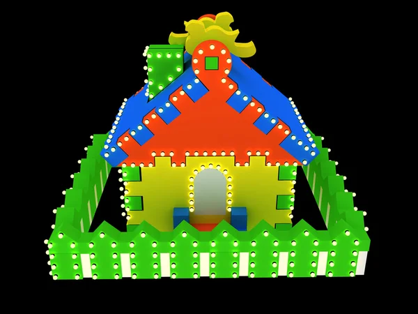 Toy house — Stockfoto