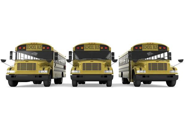 Autocarros escolares — Fotografia de Stock