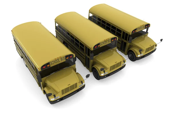 Autobus scolastici — Foto Stock